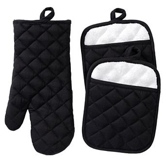 The Big One® 3 pc Oven Mitt & Pot Holder Set