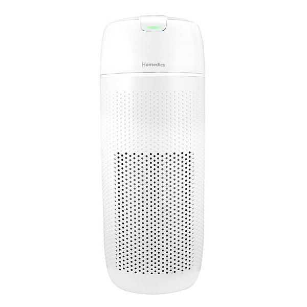 Homedics Air Purifier, 4-in-1 Tower, True HEPA Filtration, Reduce Airborne Allergens, Bacteria, Virus, Mold, Fungus, Reduce Odors & VOCs, UV-C Light, Activated Carbon Odor Filter, for Large Rooms