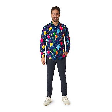 Men's Suitmeister Confetti Balloons Shirt Suit