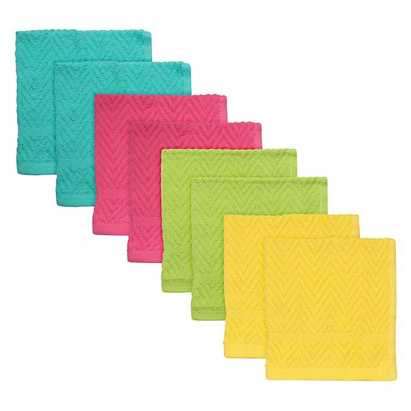 Celebrate Together™ Summer Warm Solid Dish Cloths 8pk.