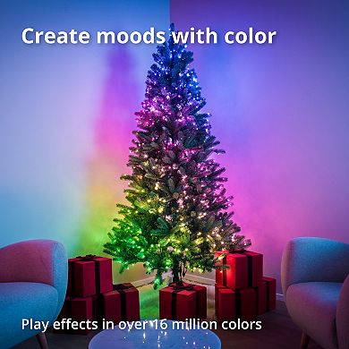 Twinkly 7 Ft Prelit Regal Artificial Christmas Tree 435 RGB-W LED Lights