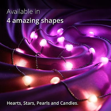 Twinkly Candies 100-Light Heart-Shape RGB String Lights