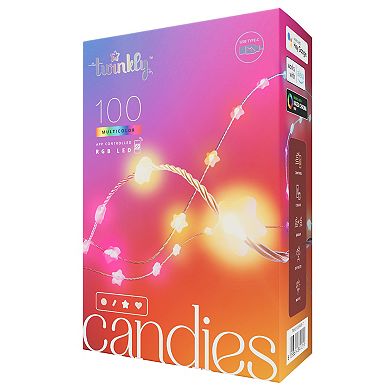 Twinkly Candies 100-Light Star-Shape RGB String Lights