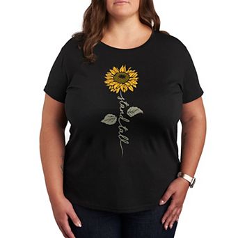 Plus Stand Tall Sunflower Graphic Tee