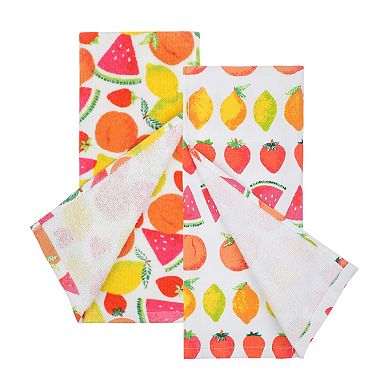 Celebrate Together Summer Fruit All Over 2-Pack Kitchen Towels
