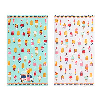 Celebrate Together Summer Treats 2-Pack Terry Kitchen Towels
