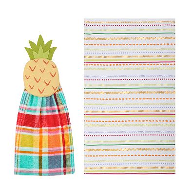 Celebrate Together™ Summer Tie Top 2-Pack Terry Kitchen Towels