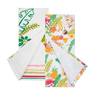 Flamingo 2-Pack Terry Kitchen Towels