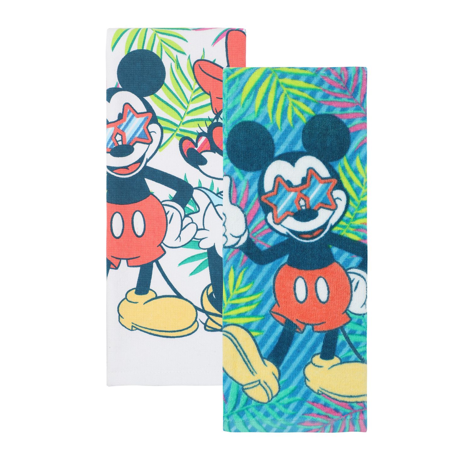 Disney S Mickey Mouse 2 Pack Palm Kitchen Towels By Celebrate Together   6673989