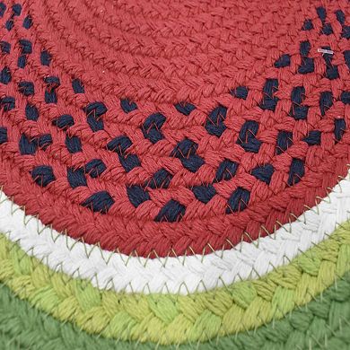 Celebrate Together Summer Watermelon Braided Round Placemat
