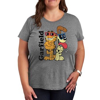 Plus Garfield Odie & Garfield Sunglasses Graphic Tee