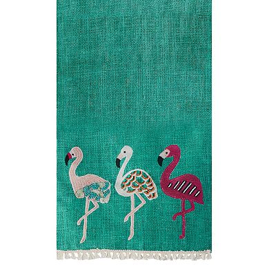 Celebrate Together™ Summer Embroidered Flamingo Table Runner