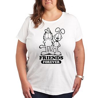 Plus Garfield Friends Forever Graphic Tee