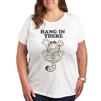 Plus Garfield Hang In There Graphic Tee