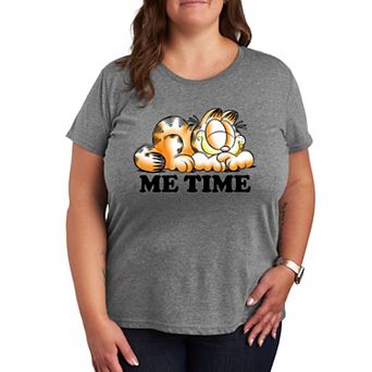 Plus Garfield Me Time Sketch Graphic Tee