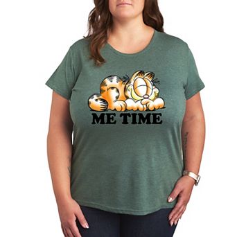 Plus Garfield Me Time Sketch Graphic Tee
