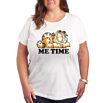 Plus Garfield Me Time Sketch Graphic Tee