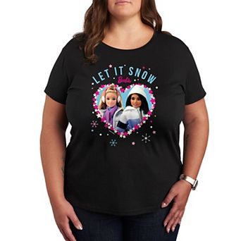 Plus Barbie® Let It Snow Graphic Tee