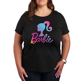 Plus Barbie® Logo Winter Stars Graphic Tee