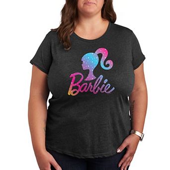 Plus Barbie® Logo Winter Stars Graphic Tee