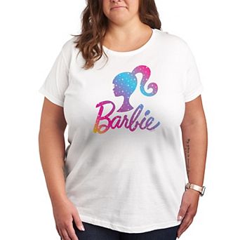 Plus Barbie® Logo Winter Stars Graphic Tee