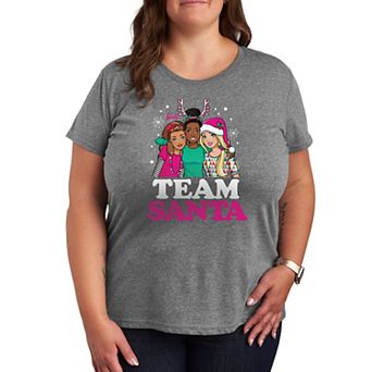 Plus Barbie® Team Santa Graphic Tee