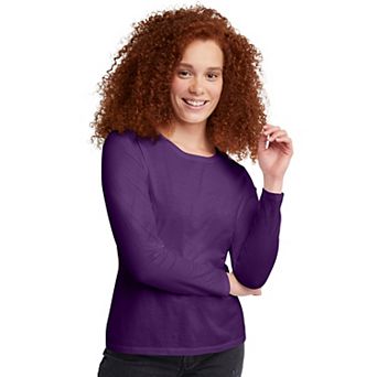 Women's Hanes® Originals Long Sleeve Crewneck Tee