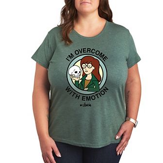 Plus Daria I'm Overcome With Emotion Graphic Tee