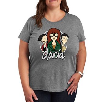 Plus Daria Daria Jane Trent Graphic Tee