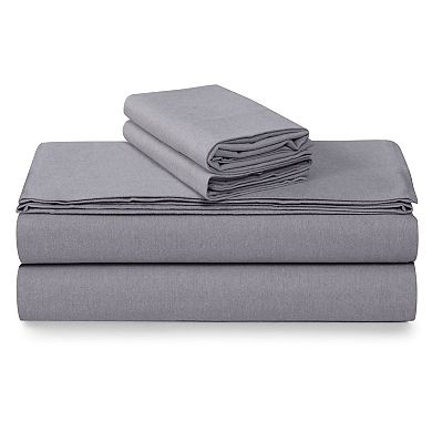 Tribeca Living Yarn Dyed Flannel Deep Pocket Sheet Set or Pillowcases