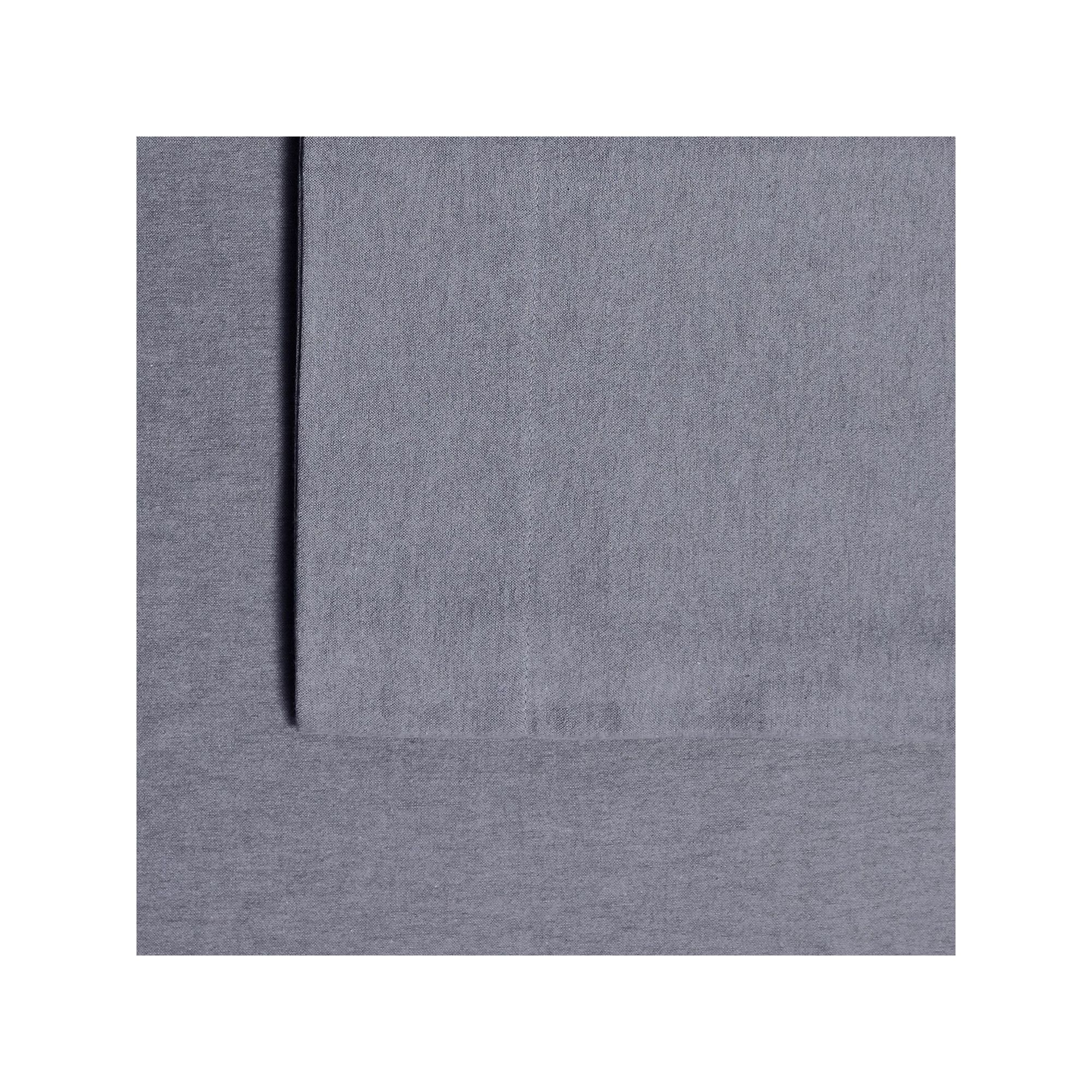Tribeca Living Yarn Dyed Flannel Deep Pocket Sheet Set or Pillowcases, Grey