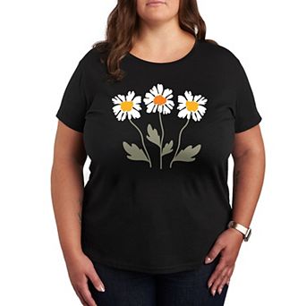 Plus Retro Daisies Graphic Tee