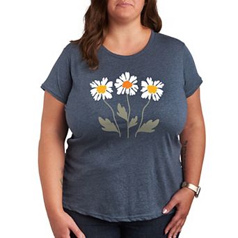 Plus Retro Daisies Graphic Tee