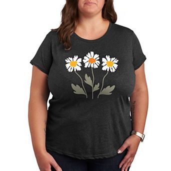 Plus Retro Daisies Graphic Tee
