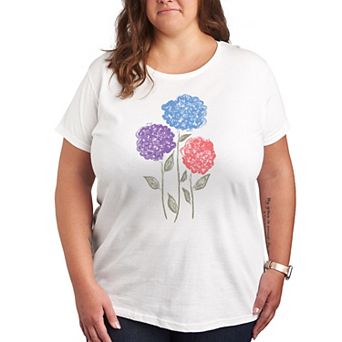Plus Hydrangeas Graphic Tee