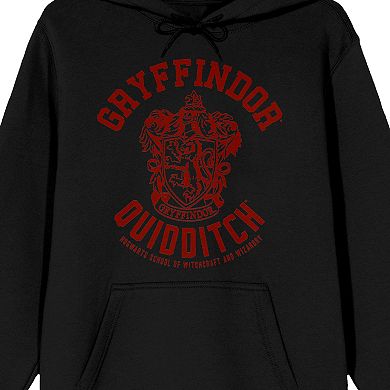 Men's Harry Potter Gryffindor Quidditch Seal Graphic Hoodie