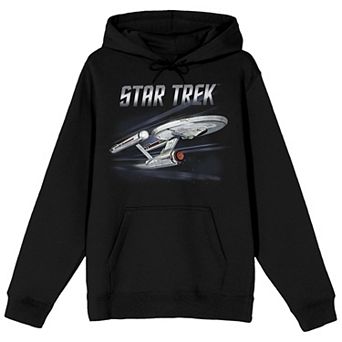Men's Star Trek USS Enterprise Warp Graphic Hoodie