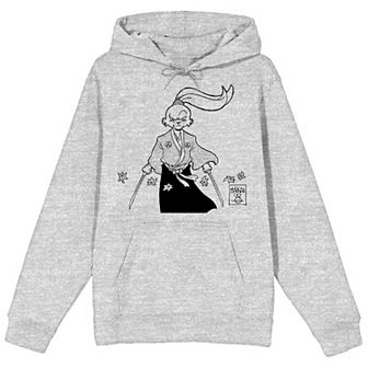 Men's Usagi Yojimbo Sakai With Two Swords Graphic Hoodie
