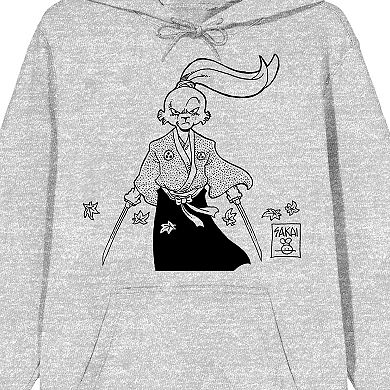 Men's Usagi Yojimbo Sakai With Two Swords Graphic Hoodie