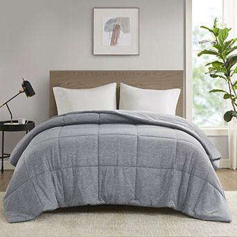 Intelligent Design Comfort Cool Jersey Knit Oversized Down Alternative Comforter