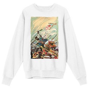 Men's Usagi Yojimbo Horse Rider Long Sleeve Graphic Tee