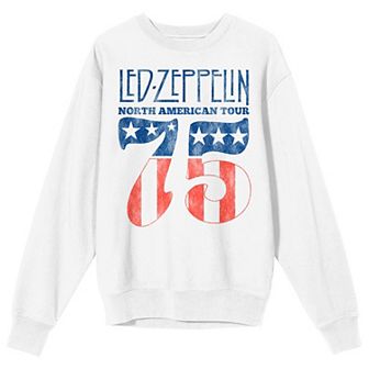Men's Led Zeppelin North American Tour 1975 Long Sleeve Graphic Tee