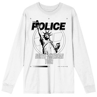Men's The Police Lady Liberty North American Tour Long Sleeve Graphic Tee