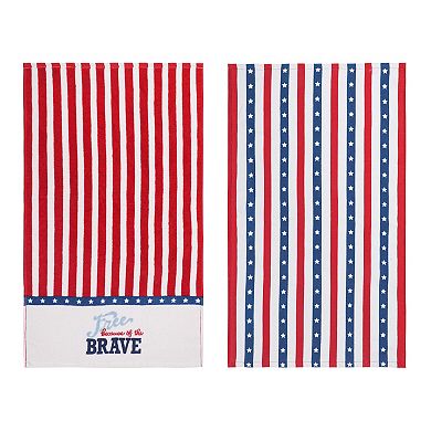 Celebrate Together™ Americana Patriotic Terry Cloth 2-Pack Kitchen Towel Set