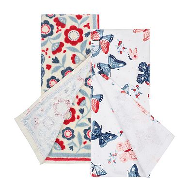 Celebrate Together™ Americana Butterfly Terry Cloth 2-Pack Kitchen Towel Set