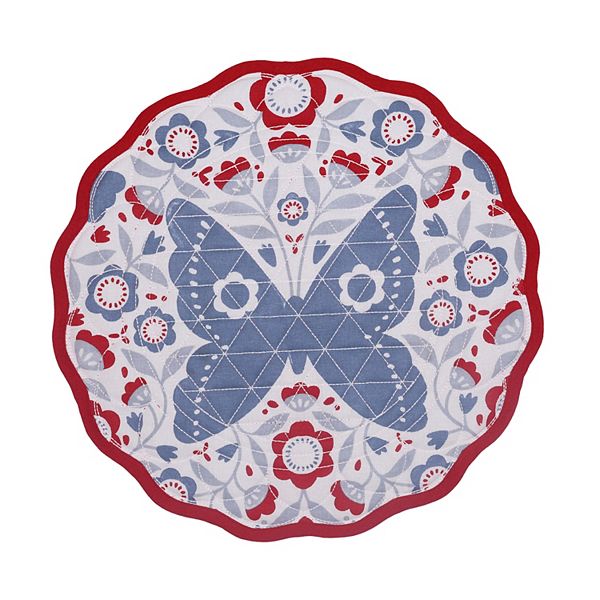 Celebrate Together™ Americana Butterfly Reversible Quilted Placemat