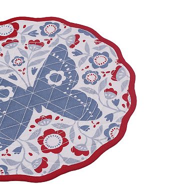 Celebrate Together??? Americana Butterfly Reversible Quilted Placemat