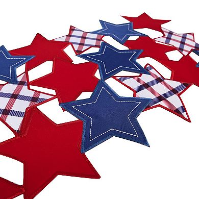 Americana Stars Cutout Table Runner