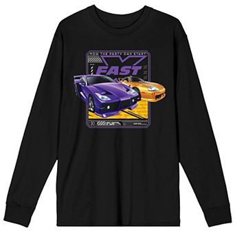 Men's Fast & Furious Now The Party Can Start Long Sleeve Graphic Tee