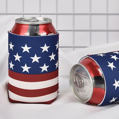 Celebrate Together™ Americana Flag 2-pack Can Covers Set